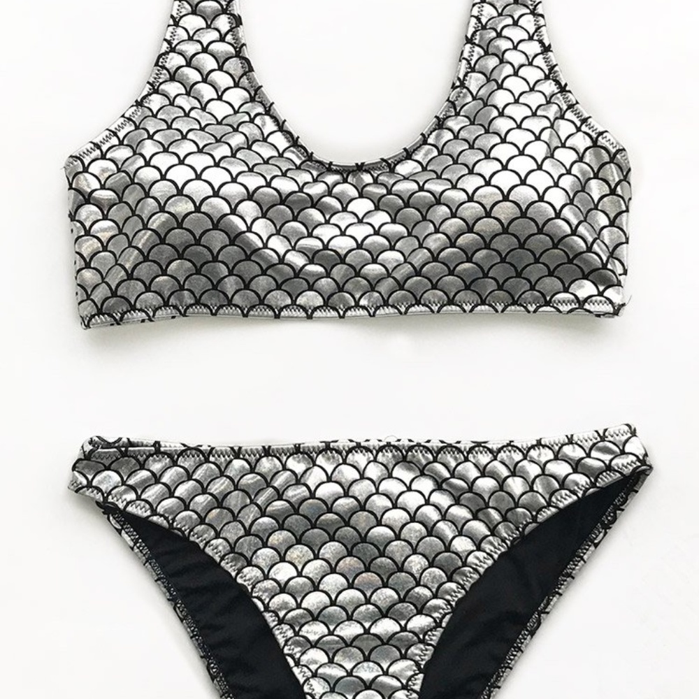 NWT - Cupshe Gulf Breeze Tank Bikini Set - XL